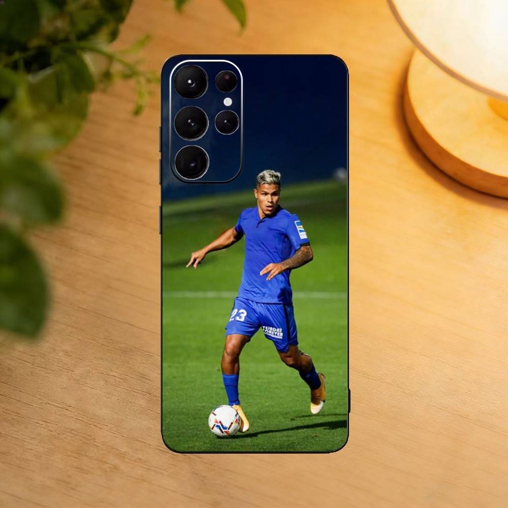 

Soccer Cucho Hernandez Phone Case For Samsung S25,24,23,22,30,21,10,9,Ultra,Plus,Lite Soft Black Case Samsung S21plus