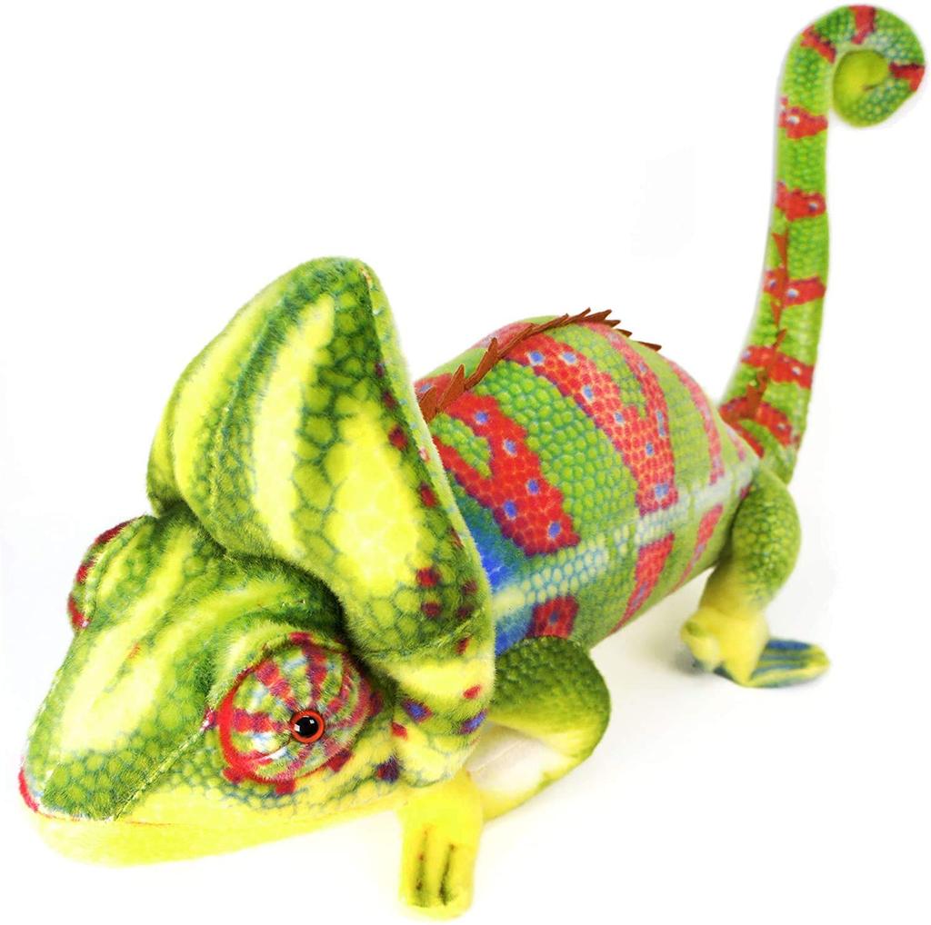 VIAHART [Tiger Tale Toys] Realistic Chameleon Plush Toy 31 Inches (79 Cm) Pet Reptile Crested Chameleon [Official Japanese Product]