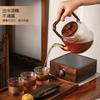 1200ML Large Capacity Glass Kettle Tea Pot Electric Ceramic Stove Steaming and Boiling Integrated Handle Kettle for Tea Brewing