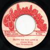 7inch Record TECHNIQUES  Thats The Way Love Is NONE Techniques 1973 Jamaica Reggae Ska  Dub Used