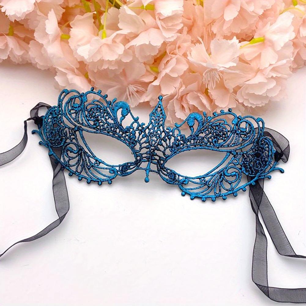 Women Sexy Hollow Lace Masquerade Bronzing Princess Party Cosplay Prom Props Costume Nightclub Queen Masquerade
