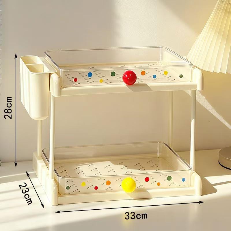 Wysokiej klasy stojak do przechowywania kosmetyków w stylu chińskim na produkty do makijażu i pielęgnacji skóry