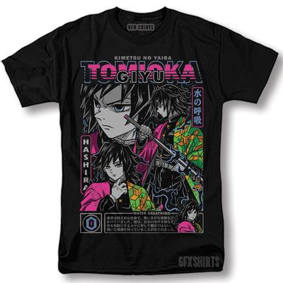Giyu Tomioka Demon Slayer Anime Manga Tanjiro Kimetsu No Yaiba T-Shirt
