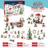 Countdown Christmas Gift: Children's Musical Building Blocks Blind Box - Holiday Theme Assembly Toys