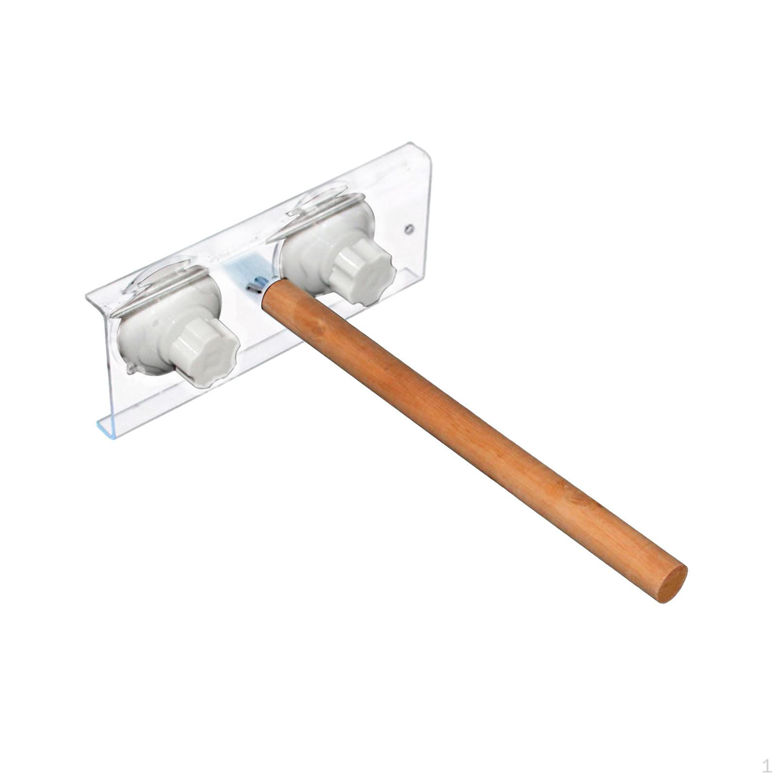 

Игровая стойка для птиц с насестом для маленьких корелл и попугаев ара с присоской 25cm