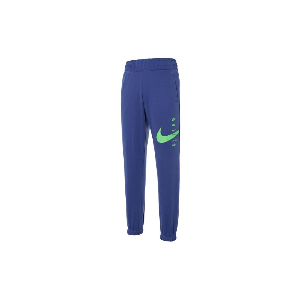 Nike Sportswear Swoosh Slim Fit Fleece Jogger Pants Women Bottoms Blue CU5632-430
