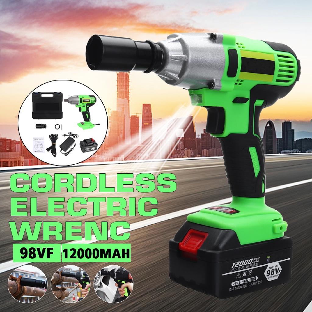 

Бесщеточный электрический гайковерт 12000 мАч Аккумуляторный ударный гайковерт Торцевой гайковерт Перезаряжаемый литий-ионный аккумулятор Электроинструменты