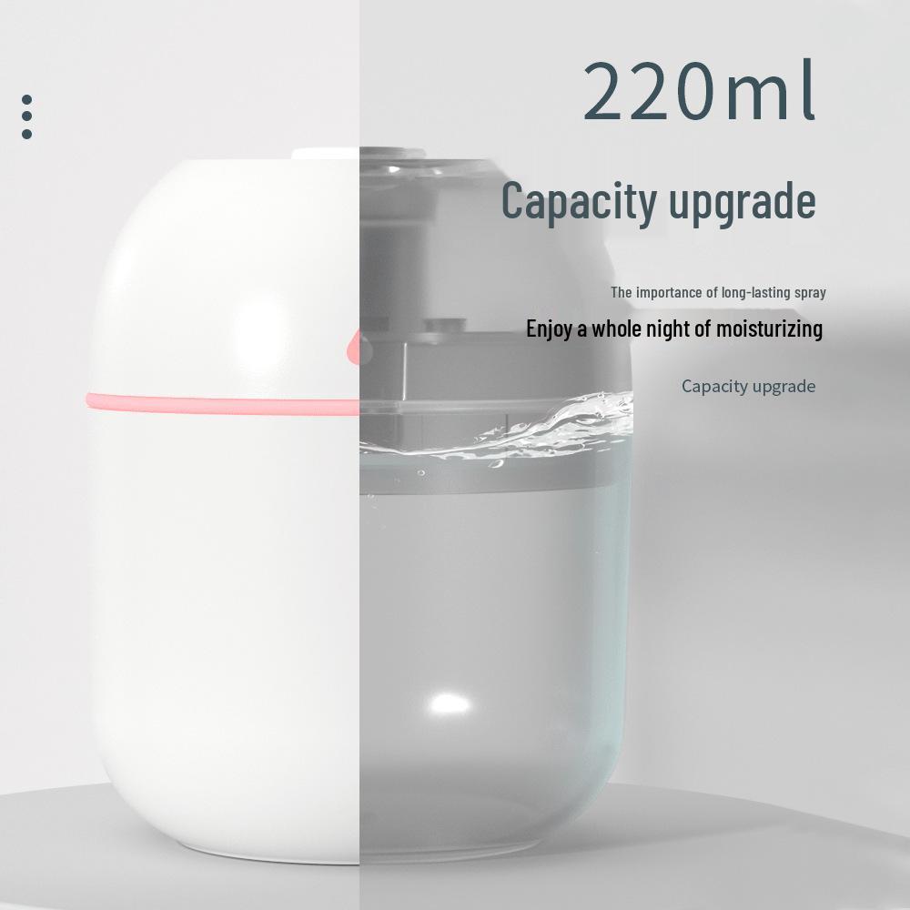 Portable USB Spray Humidifier: Silent Large Mist for Home & Office