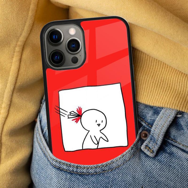 Funny Couple Cartoon Matchman Soft Phone Case for iPhone 17 Air 16e Pro max 15 Pro 13 14 Plus 11 12 MagSafe Magnetic Coque