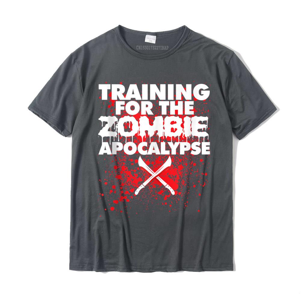 Training for the Zombie funny Zombie Harajuku Fashionable Summer Tops Tees Cotton T Shirt for Unisex Europe