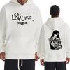 Hot Singer Yungblud Lowlife 2025 New Song Double Sided Printed Streetwear Men Women Vintage White Hoodie Unisex Fleece Pullover