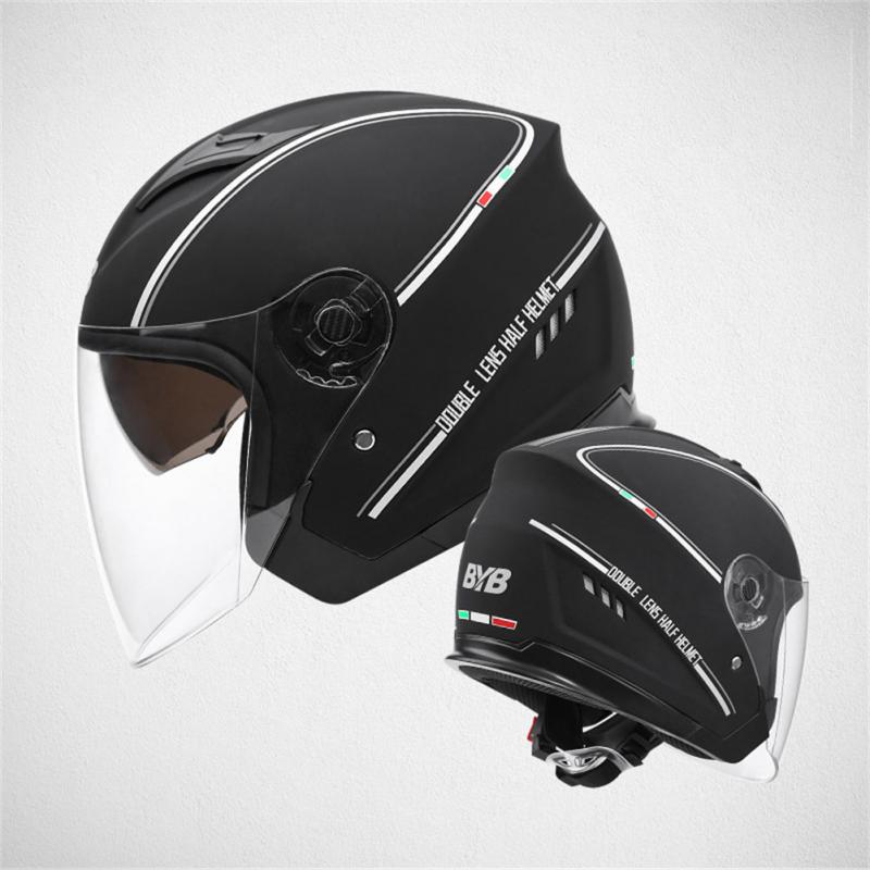 Motorcycle Supplies Portable Universal Safety Helmet Motorcycle Double Lens Helmet Motorcycle Accessories Riding Helmet Durable