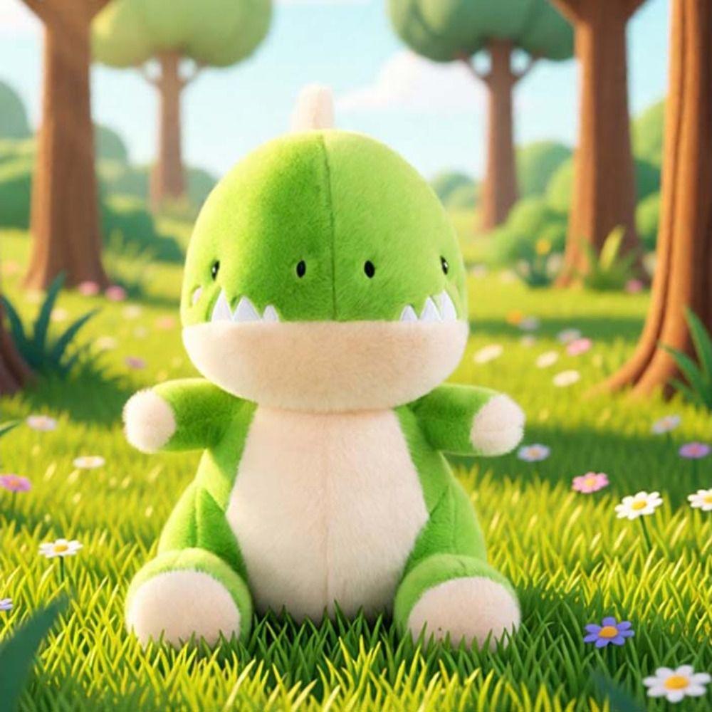 Fluffy Dinosaur Plush Doll Soft Stuffed Animals Doll Kids Birthday Christmas
