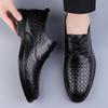 Fashion Genuine Leather Casual Shoes for Men Luxury Outdoor Oxford Shoes High Quality Lace Up Derby Shoes Formal Dress Footwear Sneakers
