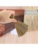 1 Handheld Broom with Woven Bristles - Portable Manual Sweeping Cart, Suitable for Home Kitchen Floors, Office Desktops