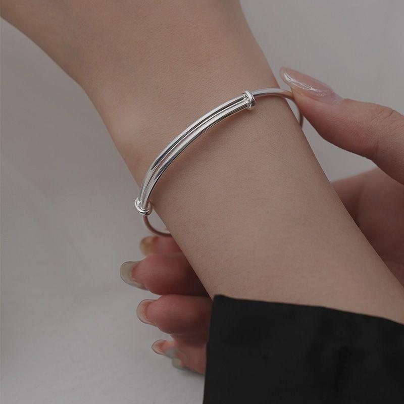 New Unisexes Activity Bracelet Alloy Material Adjustable Simple Fashion Everything Girl Bracelet Small Party Luxury