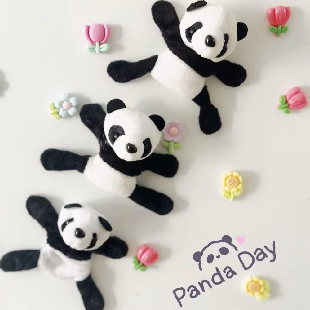 Cute Mini Panda Refrigerator Magnet Cartoon Panda Decorative Refrigerator Decor