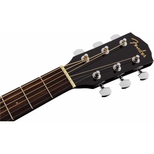 Fender CD-60S Dreadnought Acoustic Guitar with Walnut Fingerboard, Black, includes soft case