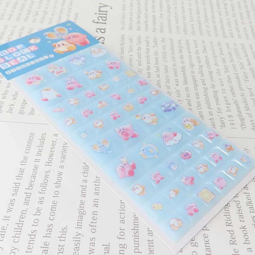 Kirby of the Stars Drop Block with Friends [Sticker Sheet] Stickers/Kirby