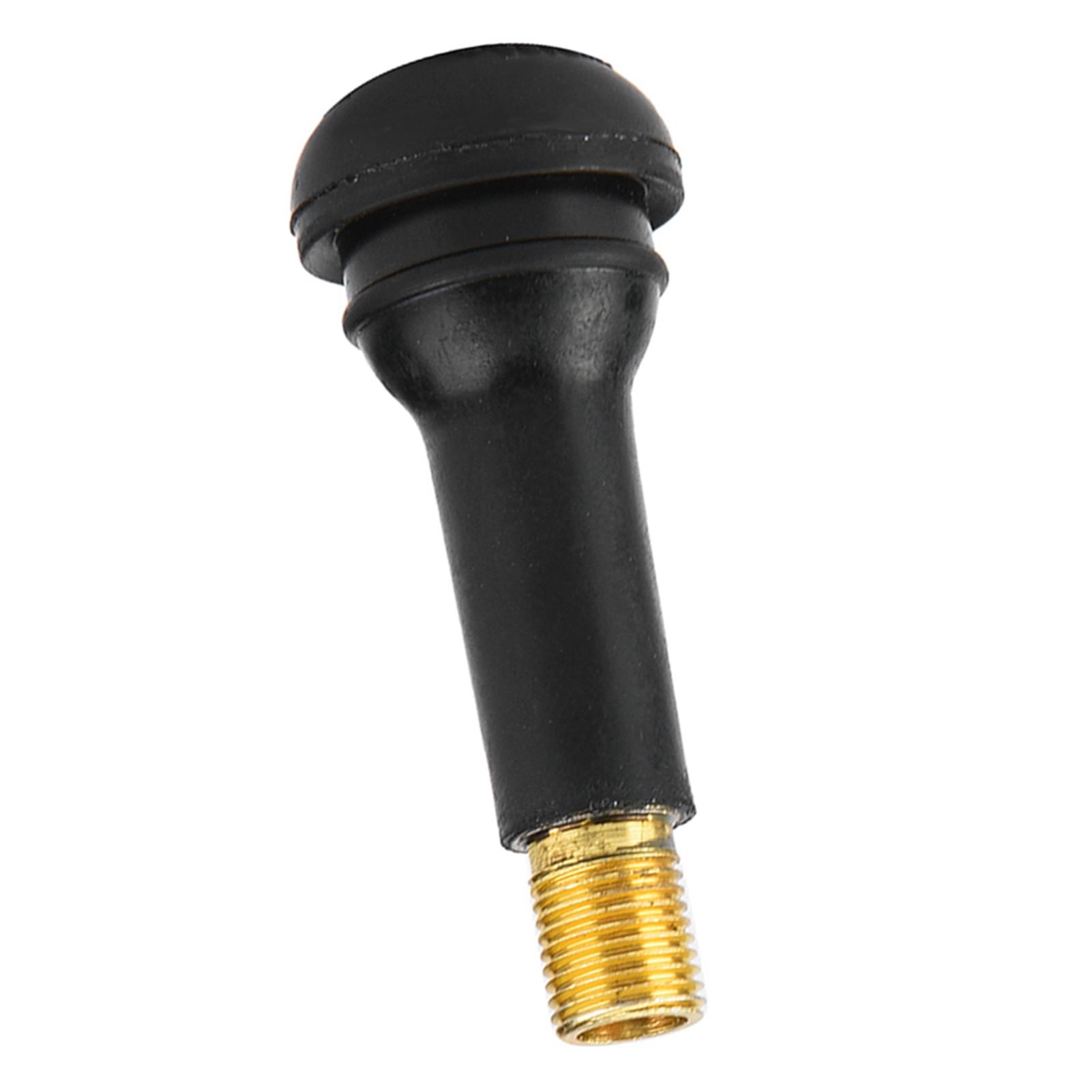 

100 Pcs Car Motorcycle Universal Replacement Snap in Tire Tyre Valve Stem TR414