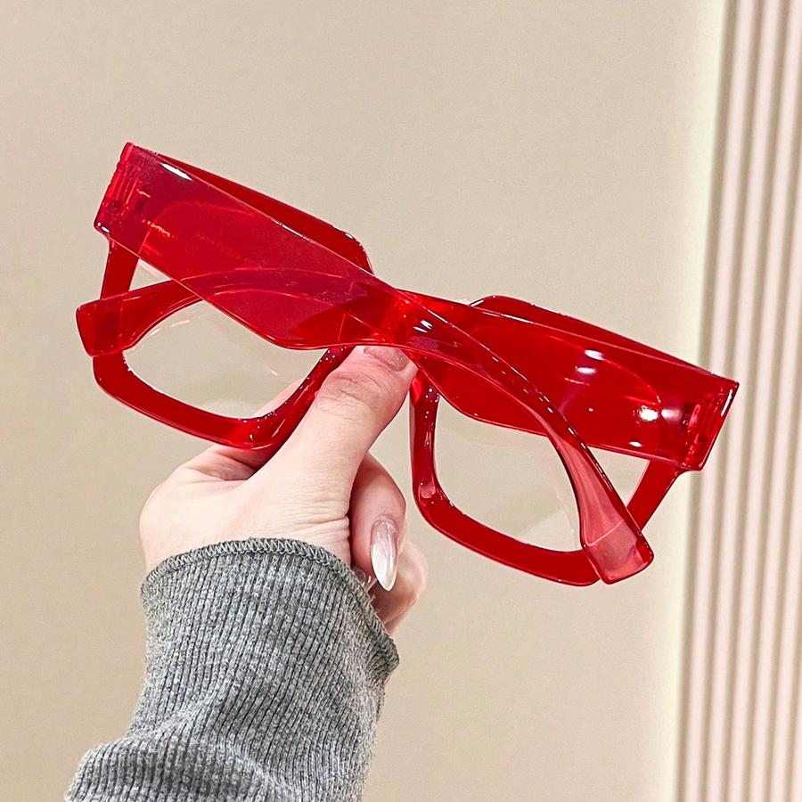 New Anti Blue Light Blocking Glasses Frames Women Retro Oversized Square Eyeglasses Men Gaming Computer Eyewear Optical Frame