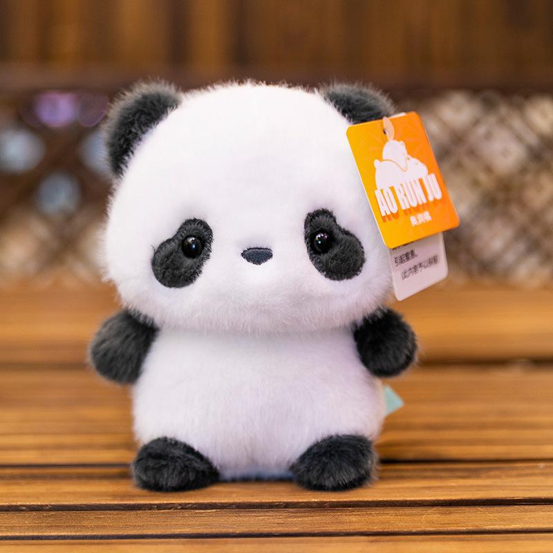 Mini Cute Little Fox Table Companion Doll Dolls Siamese Cat Plush Toys Office Ornaments Doll