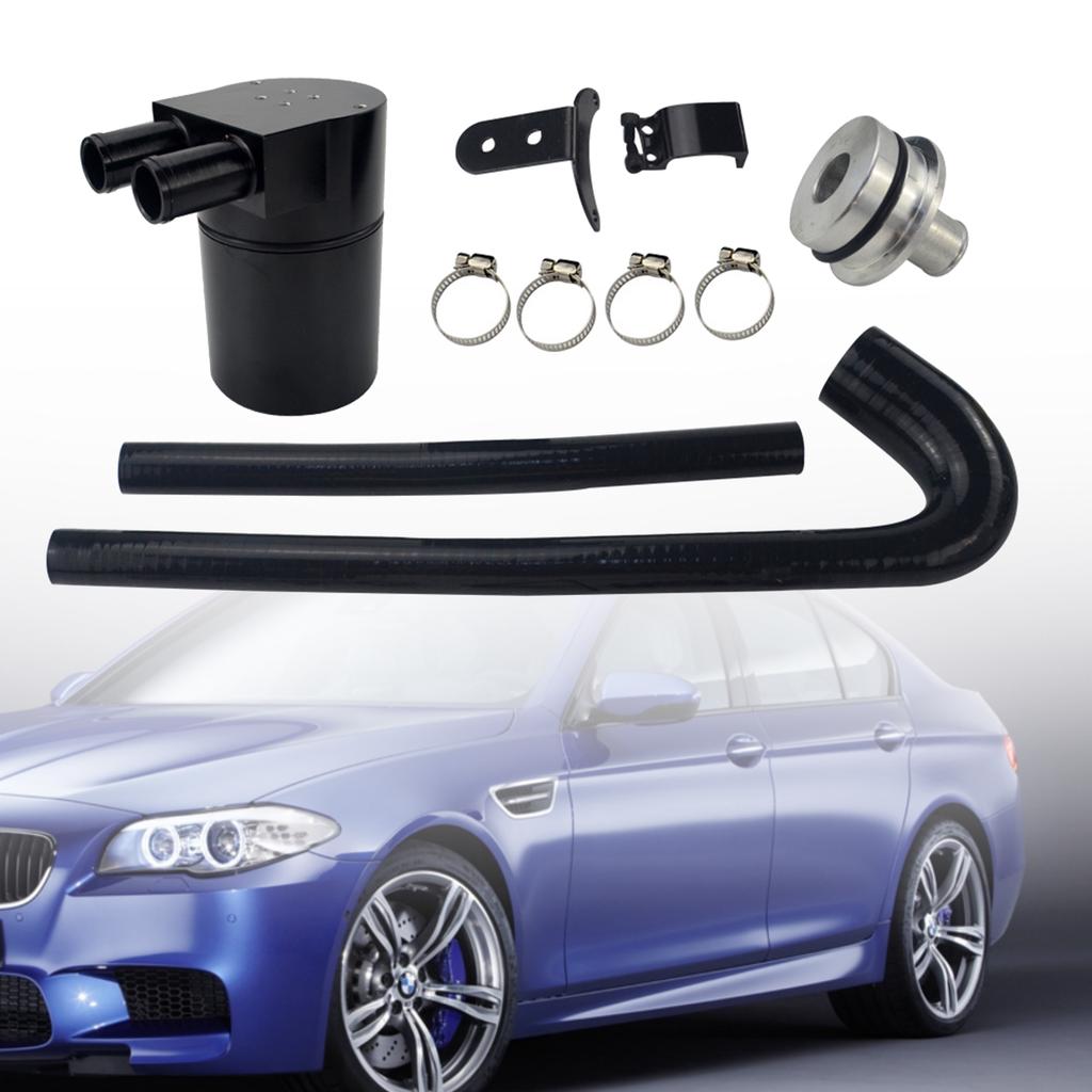 Billet Aluminum Oil Catch Can Tank Bottle Baffled For BMW N54 - Foto 9