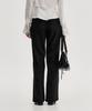 Kimjisu Pleated Snap Pants _ Black