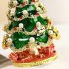 Elegante Weihnachtsbaum-Schmuckschatulle Dekorative Weihnachtsbaum-Schmuckaufbewahrungen Zarter Schmuckaufbewahrungsbehälter