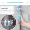 6 X 6 Cm Mop Holder Mop Hook Mop Umbrella Stand No Trace Storage Organizer