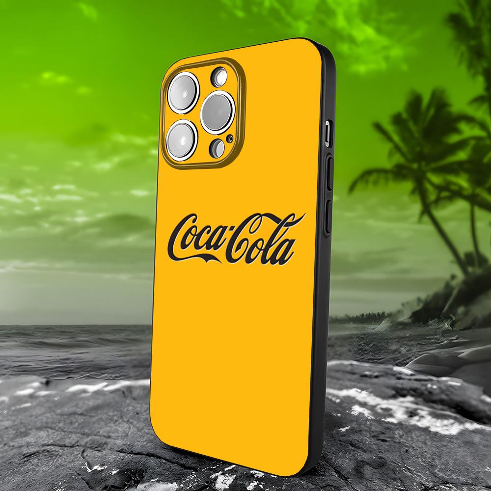 Hot C-Coca Drinks C-Cola Phone Case For IPhone 17 15 16 13 Pro Max 14 12 11 Xr X 8 7 6 Plus Luxury Back Cover