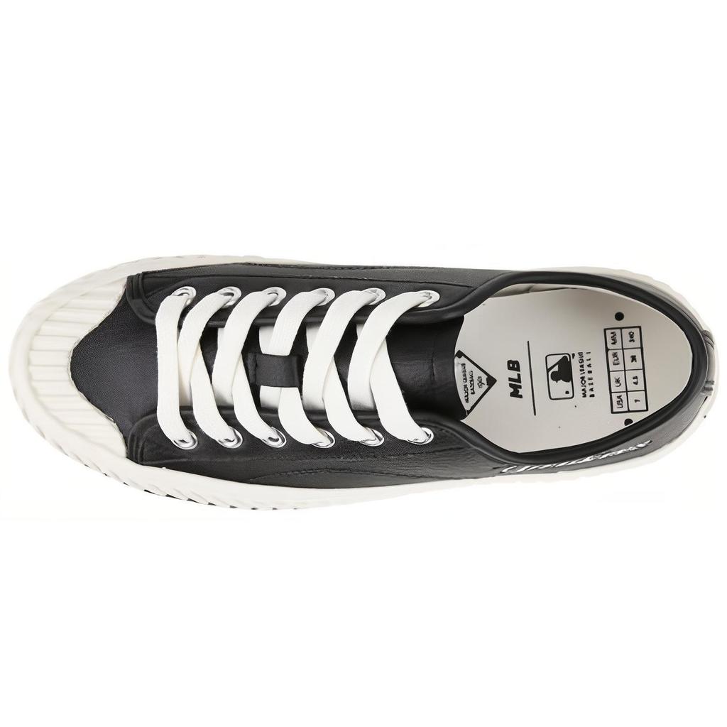 MLB Playball New York Yankees Canvas Casual Slip-Resistant Durable Low-Top Sneakers Unisex sneakers Black 32SHP3911-50L