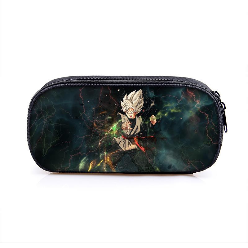 Dragon Ball Anime Son Goku Cartoon Large Capacity Pencil Case Fashion Boys Girls Pen Bags School Student Supplies Stationery Box