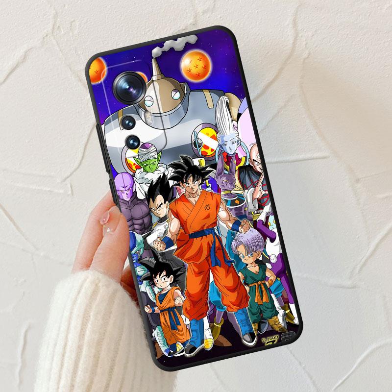 Anime Dragon Son Phone Case for Xiaomi Mi 10 10S 12S 11T 12 Pro 11 Lite 11X 10T 11i 12X G-Gokus Funda Capa TPU Soft Black Cover