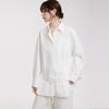 ELLE Cotton Embroidered Loose Long Sleeve Shirt Women shirts White L8CCL140