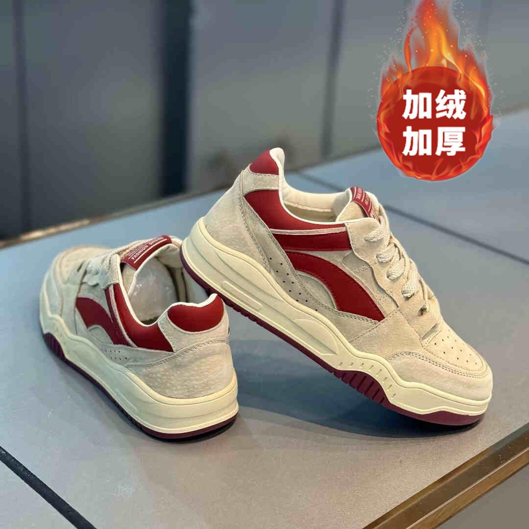 Winter men s shoes platform-soled casual sports cotton shoes piled and thickened shoes 39