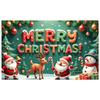 Santa Claus Banner Santa Claus Holiday Banner Christmas Banner Festive  For Outdoor Celebration Home Decoration Festive