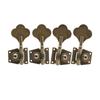 2L2R/4L/4R/1L3R/3L1R Open Gear Bass 4 String Tuners Tuning Pegs Keys Machine Heads For Bass Guitar Chrome Gold Black