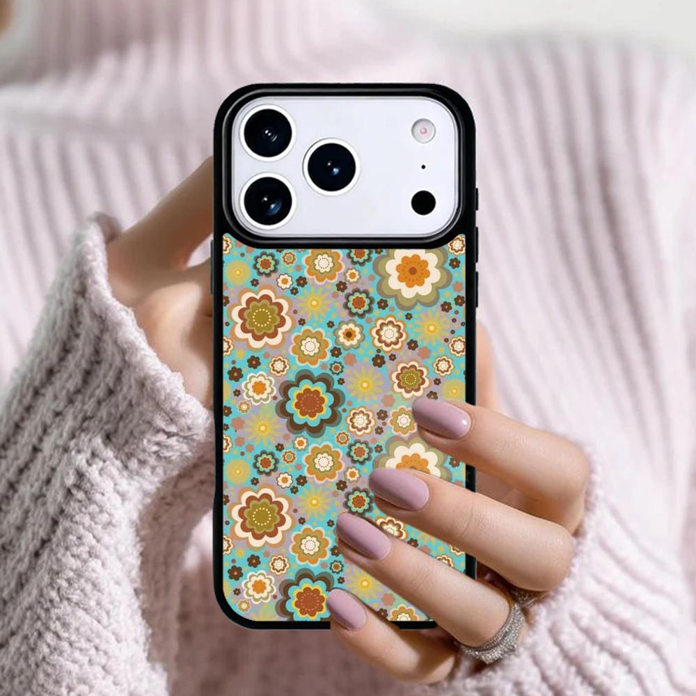 70s Groovy Vintage Phone Case For Apple iPhone 17 Air 16E 15 14 Plus 13 12 11 Pro Max Mini Funda Cover