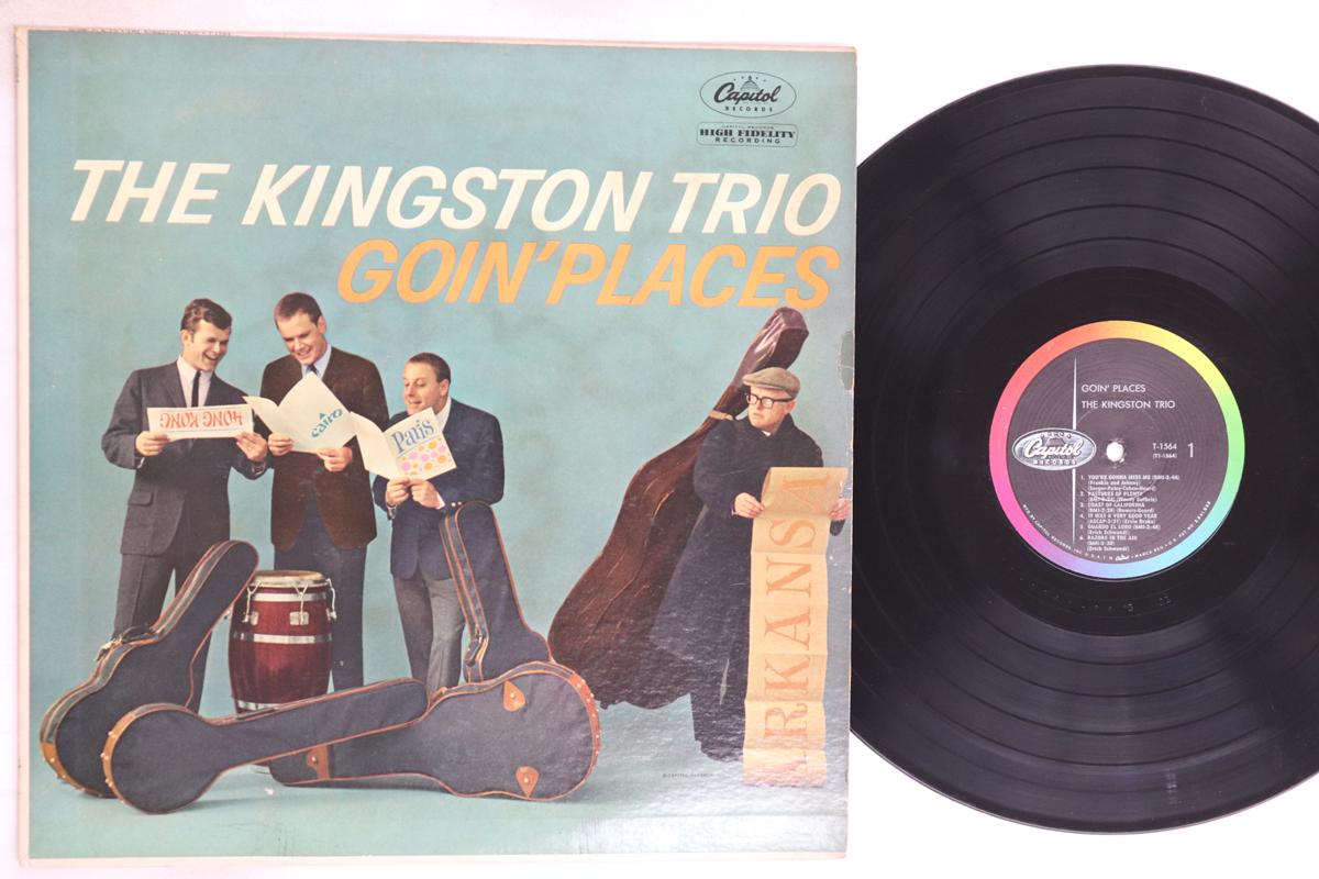 

LP Record KINGSTON TRIO - Goin Places T1564 CAPITOL 1961 US Country/Folk Used