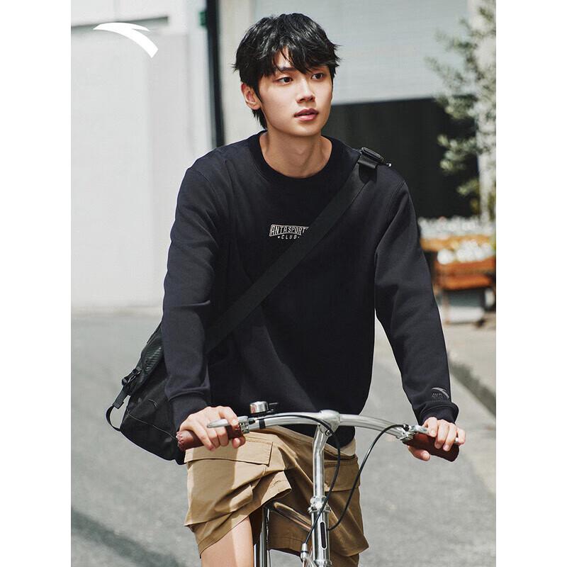 ANTA Men s Thick Warm Fleece Lined Sweatshirt M