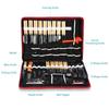 80Pcs Vegetable Fruit Carving Kit, Stainless Steel Peeling and Sculpting Tools Set, Kitchen Utensils for Garnish & Artistic Plating