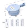 Multifunctional Vegetable Chopper Enforose, Interchangeable Stainless Steel Blades, Ergonomic Design, Time Saving, 30x15cm
