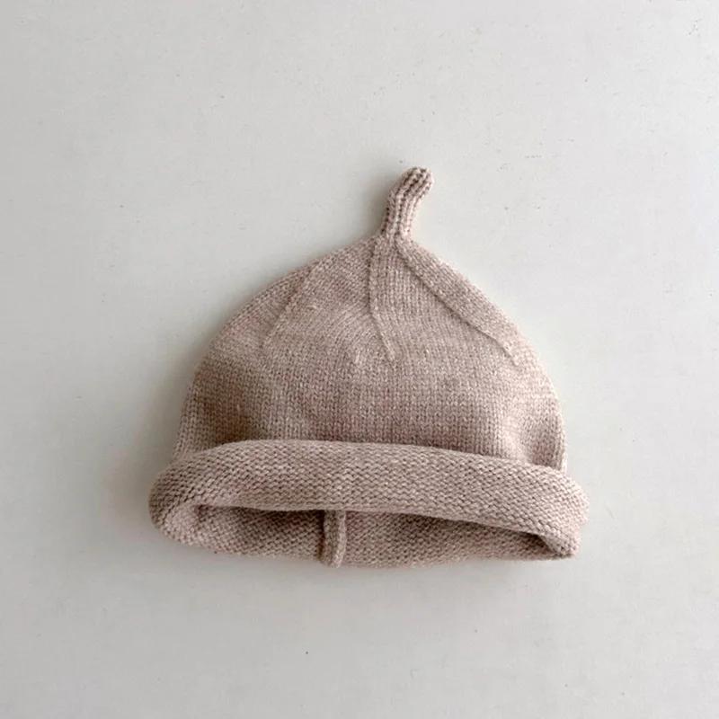 Kids Winter Hats for Newborn Boys Crochet Bonnet Toddler Girl Cap Children Baby Photography Props Boy Accessories Warm Stuffs