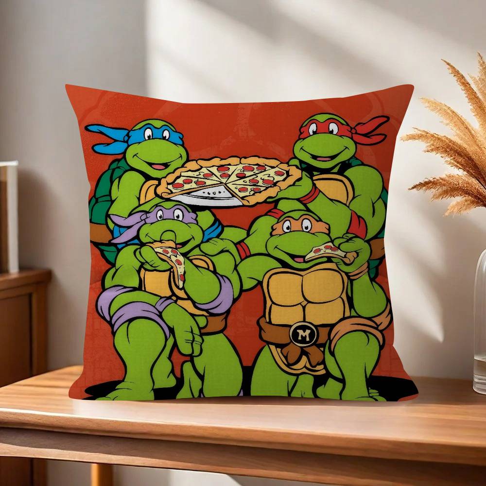 N-Ninja Movie T-Turtles  Pillow Cover for Bedroom Room and Living Room Sofa Decorative Cushion Cover