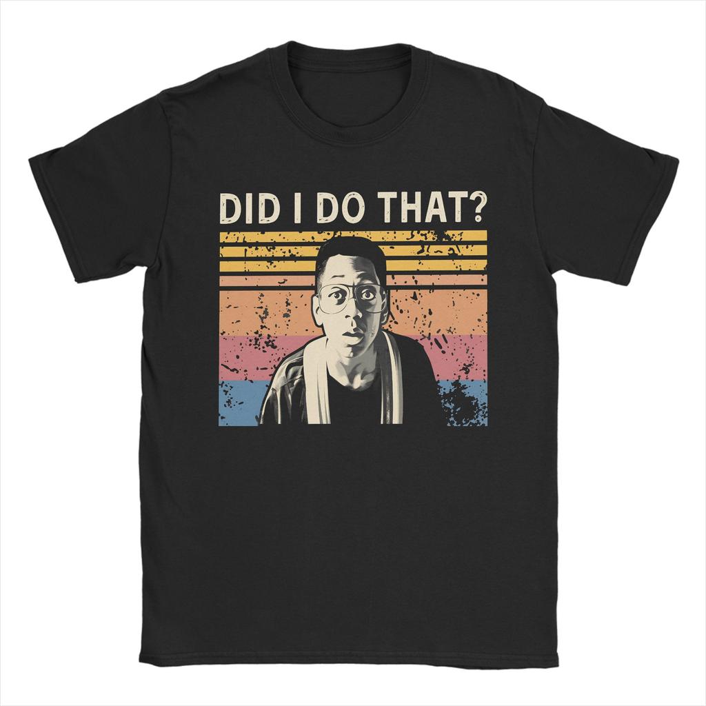 Did I Do That 100 Cotton TShirt For Men Summer  Y2K Retro TShirts O Neck Harajuku Tees Oversize Pattern Tops
