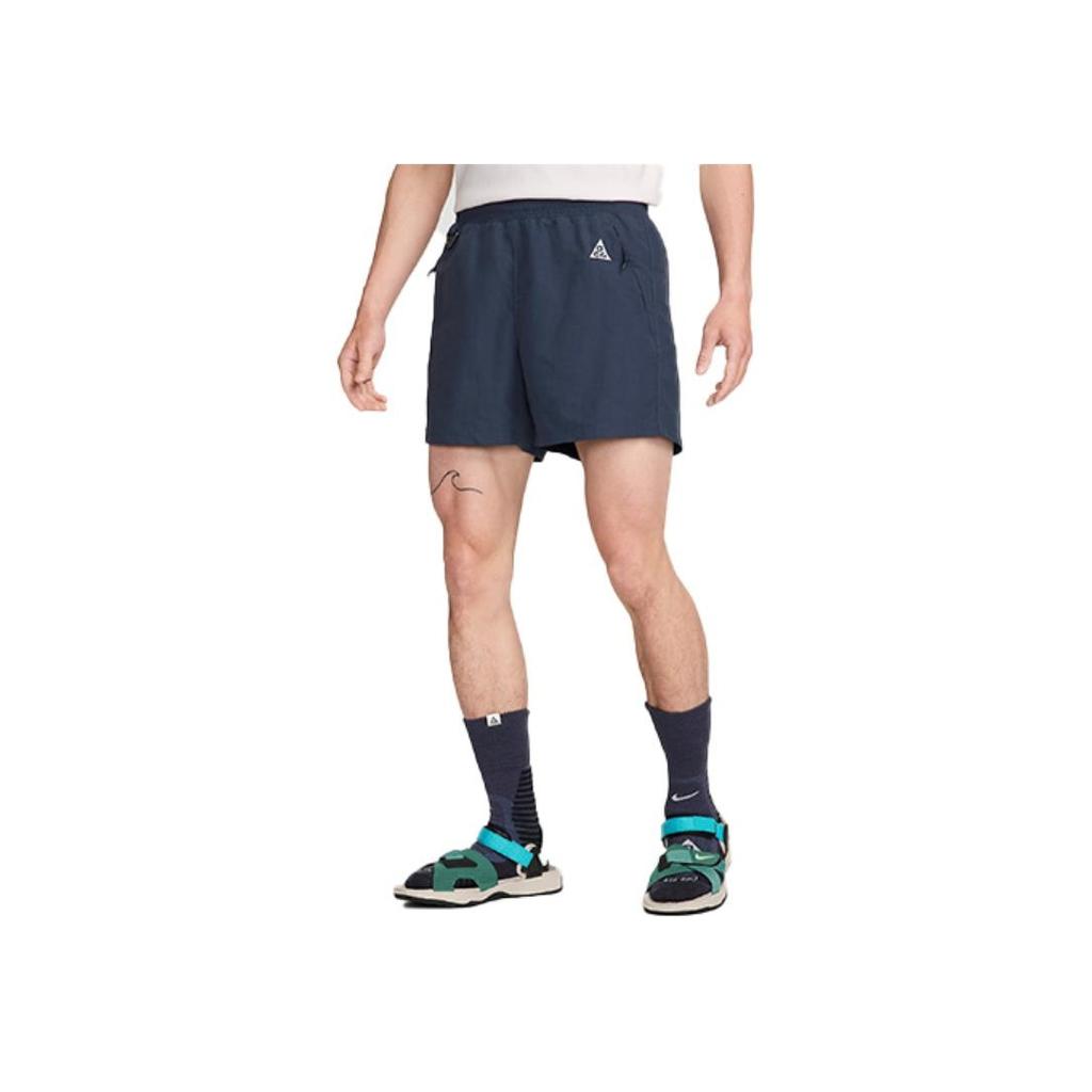 Nike ACG Series Solid Color Lace Loose Quick-Dry Lined Casual Shorts Men shorts Thunder-Blue FN2473-437