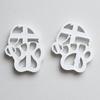 Santa Hat Claw Heart Cookie Cutter Mold 3D Plastic Christmas Claws Fondant Bisacuit Stamp Embossing Die Cake Decorating Tools