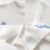Autumn and Winter Hand-embroidered Love Baby Infant Base Knitted Sweater Birthday DIY Cotton Children's Sweater