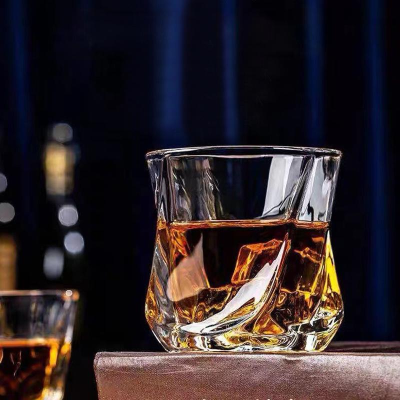 170ml 6pcs Set Thickened Glass Cup Household Foreign Wine Glass Party Transparent Cocktail Whiskey Brandy Glasses Wine Utensils